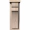 Ekena Millwork Yorktown Smooth Corbel w/Backplate, Douglas Fir, 5 1/2"W x 8"D x 16"H COR06X08X16YOR01SDF - alternate 2